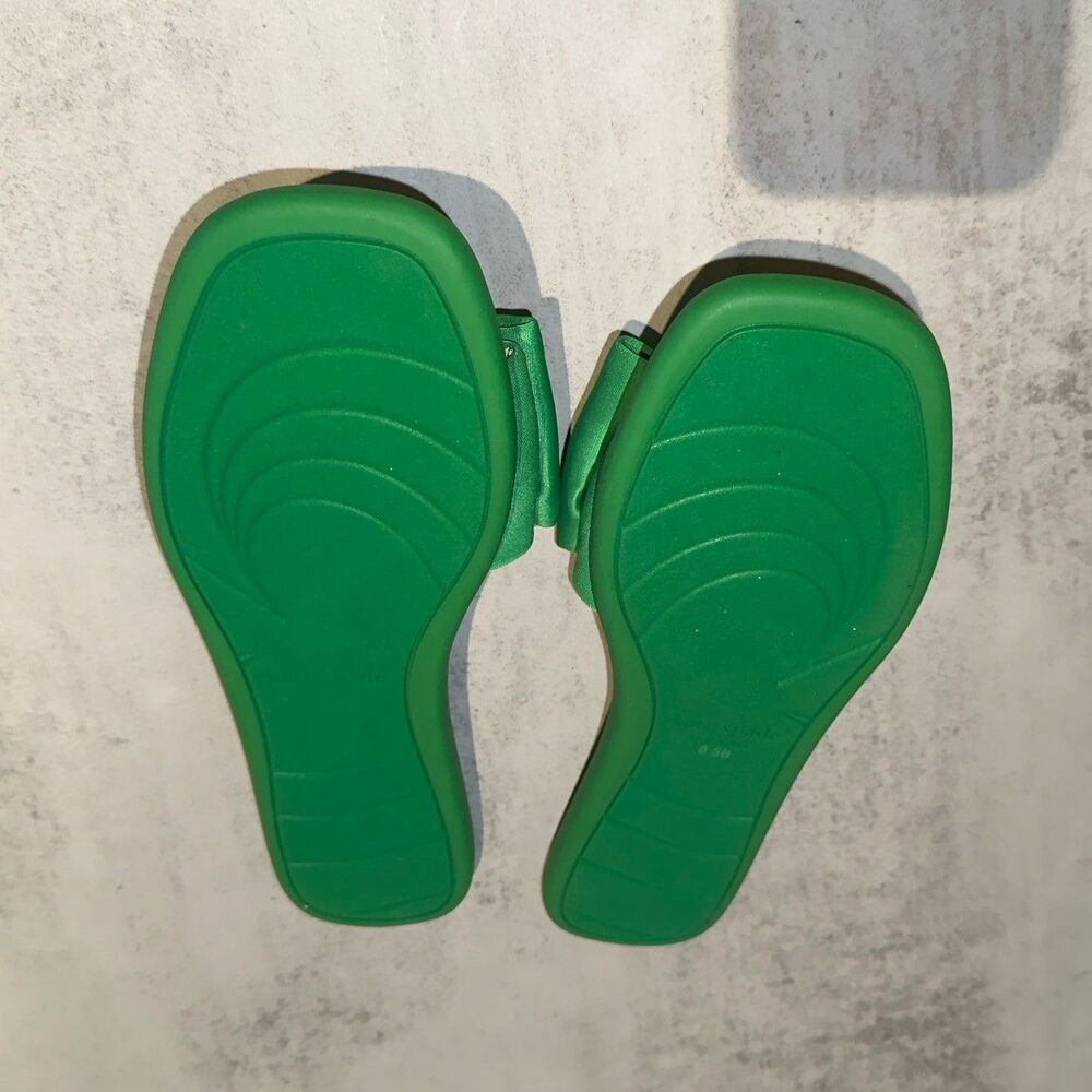 Kate Spade Women's Green Bikini Bow Slide Sandal 8.5 B (M) $128 Retail - Picture 4 of 8